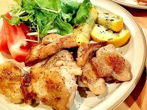 山椒香る♪鶏ももの塩ソテー